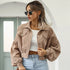 DAMEN KURZE CORDJACKE | STILVOLL LÄSSIG UND VIELSEITIG EINSETZBAR